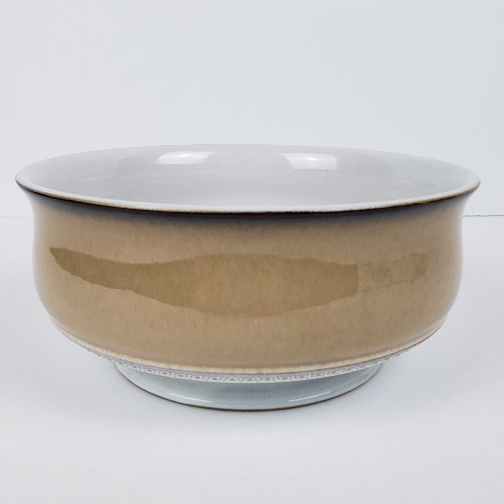 Vintage Denby Seville 8.5” Footed Round Veg. Bowl